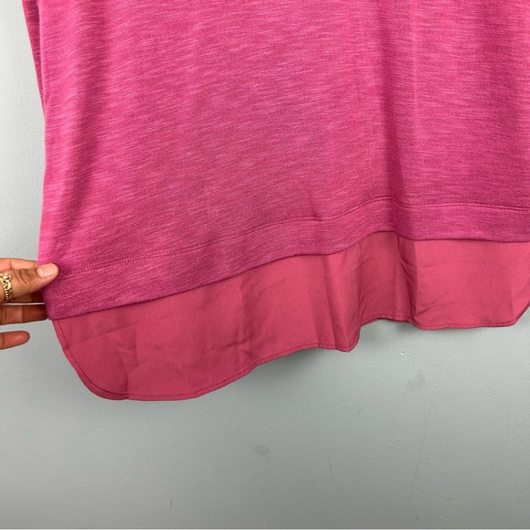 J.Crew mercantile long sleeve silky hem top size L round neck Style #H1730 - Picture 4 of 13